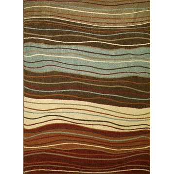 Concord Global Chester 9760 Waves Rug 7'10"x10'6" Multi Rug