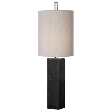 Uttermost Delaney Marble Column Accent Lamp