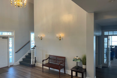 Example of a trendy entryway design in Other