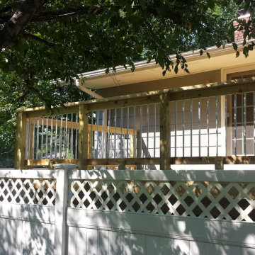 Pressure-Treated Wood Deck