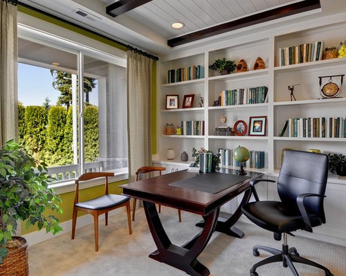 Sophisticated Home Office Home Design Ideas, Pictures, Remodel and Decor