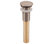 Decorative 1.5" Pop-Up Bath Drain, Solid Brass