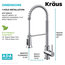 Britt 3-Function Pull-Down Water Filter Kitchen Faucet CH, Model KFF-1691CH
