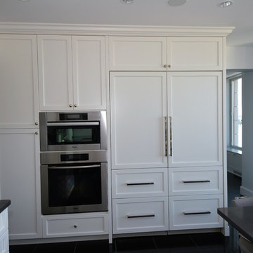 Classic White Contemporary over Manhattan