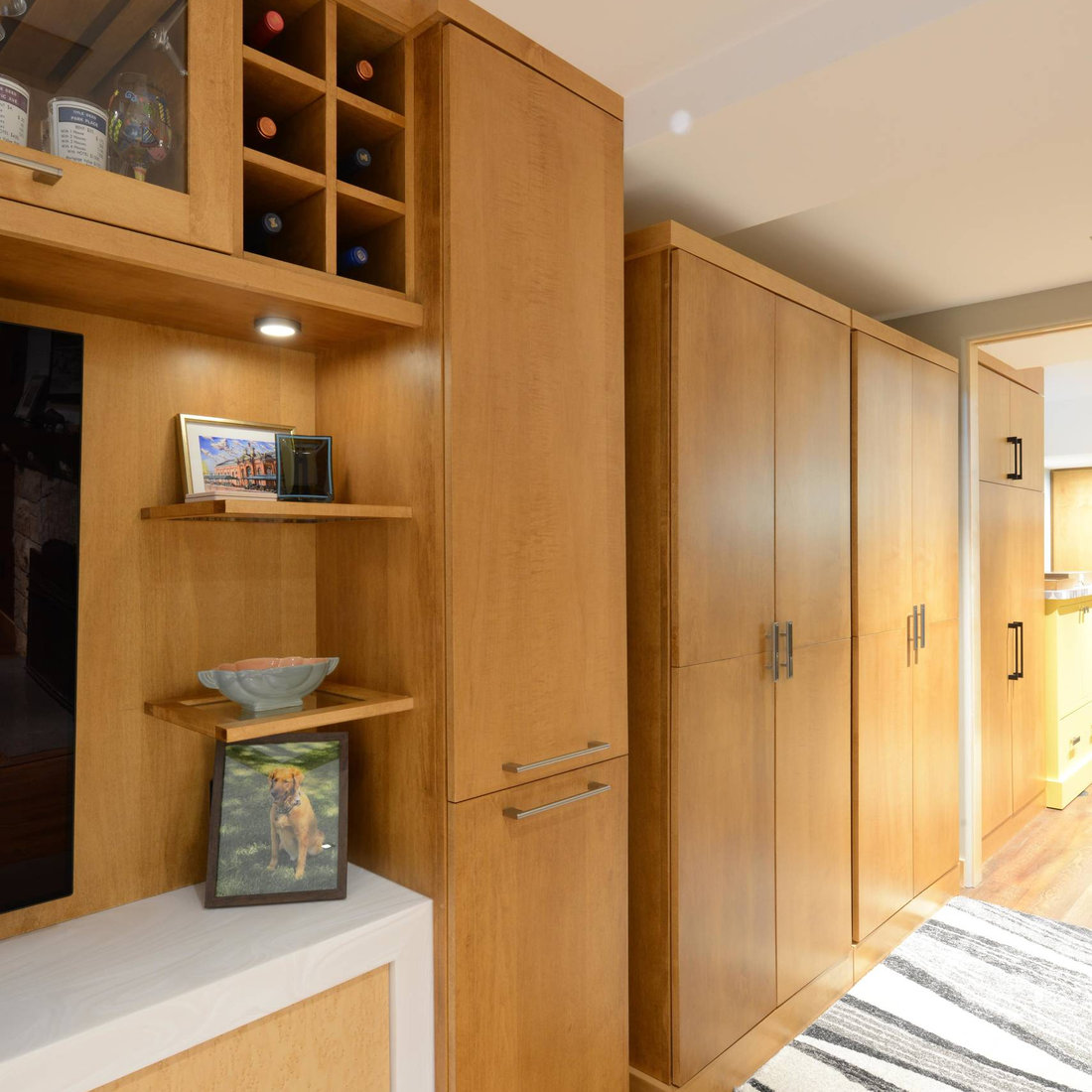Midcentury Modern Basement Remodel