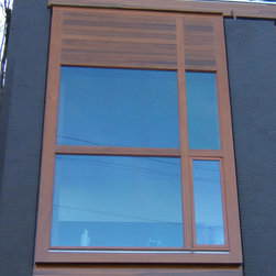 Modern Wood Window Wall - Windows