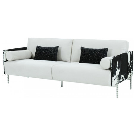 Divani Casa Pueblo Modern Cow-hide Sofa