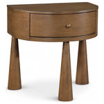 Meridian Furniture - Oasis Acacia Veneer And Solid Wood Nightstand, Brown - Indulge in the allure of the Brown Oasis Night Stand by Meridian Furniture. Its captivating design and luxurious Brown elevate any space with effortless elegance. Crafted with precision and durability in mind, this stunning piece becomes the focal point of gatherings, fostering moments of connection and warmth. Embrace sophistication and style with the Oasis Night Stand, a testament to exquisite taste and timeless beauty.