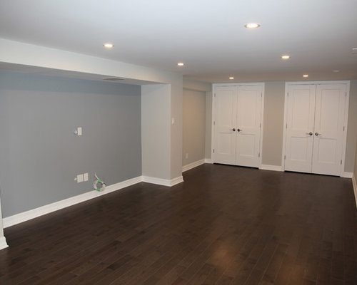 dark wood floor basement  | 736 x 552
