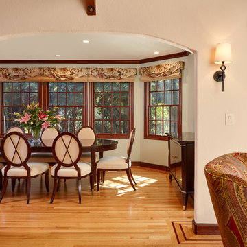 Dining Room of Palo Alto Traditional Home Renovation