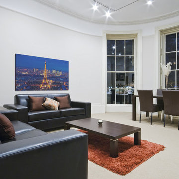 Paris Graphic Panel in Living/Dining Room