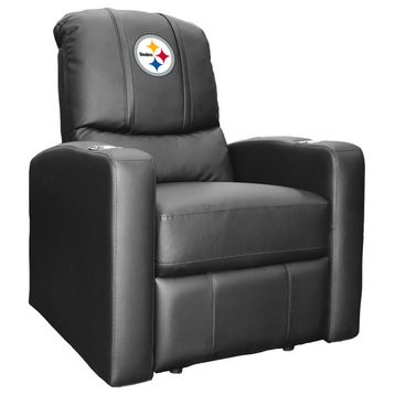 Pittsburgh Steelers Primary Man Cave Home Theater Recliner