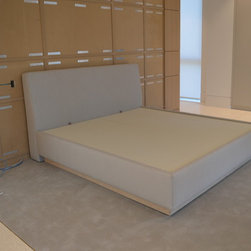 Custom Designer Fabric Platform Bed - Platform Beds