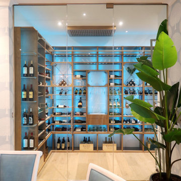 Pinecrest Transitional Wine Room