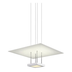Chromaglo Bright White Square Reflector LED Pendant Light by Sonneman - Products