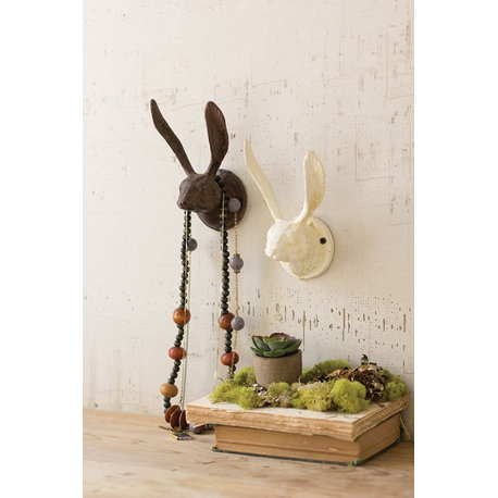 Rustic Cast Iron Rabbit Wall Hook