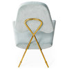 Maxime Lounge Chair, Lido Celadon