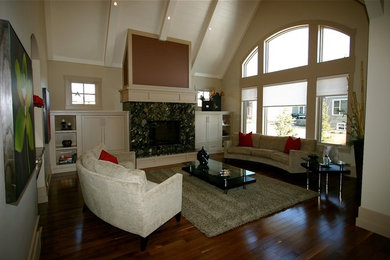 Living room - contemporary living room idea in Vancouver