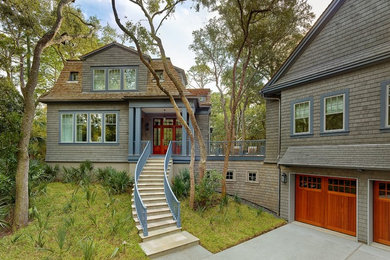 Inspiration for a beach style exterior in Charleston.