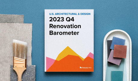 2023Q4 Houzz Renovation Barometer - Architectural & Design Sector