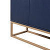 TATEUS 47" Modern Sideboard Buffet Cabinet For Dining Room Kitchen, Navy