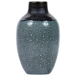 Elk Home - Elk Home Clayton, 8" Vase, Lagoon Blue Finish - The Clayton earthenware vase features an elegant cClayton 8 Inch Vase Lagoon Blue *UL Approved: YES Energy Star Qualified: n/a ADA Certified: n/a  *Number of Lights:   *Bulb Included:No *Bulb Type:No *Finish Type:Lagoon Blue