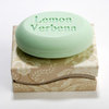 Personalized Scented Soap Bar Gift Set Engraved with Mom, Lemon Verbena