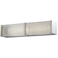 Wall Sconces 1 Light Fixtures With Brushed Nickel Finish Integrated 18" 15 Watt