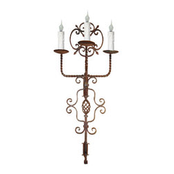 SC-168  Custom Hand Made Iron Sconces - Wall Sconces