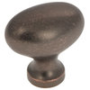 Williamsburg Knob, 1.25"x0.8", Dark Antique Copper
