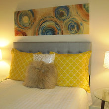Yellow cushions