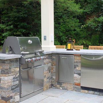Outdoor Kitchen and Patio in Hollis, New Hampshire