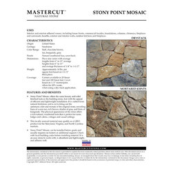 Stony Point Mosaic Catalog and Spec Sheets - Products
