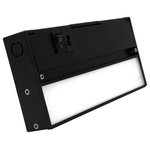 NICOR Lighting - NUC-5 Series Selectable LED Under Cabinet Light, Black, 8 - NICOR's fifth generation LED Undercabinet light features the latest in LED technology. The NUC Series Selectable LED Undercabinet allows you to change the color temperature of the light to 2700K, 3000K, and 4000K. The selectable color temperature switch is located next to the on/off rocker switch for easy access. This fixture is designed for easy hardwire installation that can be done through various knockout ports. This allows you to control the undercabinet lights from a wall switch or dimmer for full range dimming. The 1-inch low profile design keeps the fixture out of sight to provide pure ambient light without heat or harmful UV light. This Selectable LED Undercabinet is available in Black, Nickel, Oil-Rubbed Bronze, and White in sizes ranging from 8-inches to 40-inches. It features a projected lifespan of over 100,000 hours and is protected by NICOR's 5-year limited warranty.