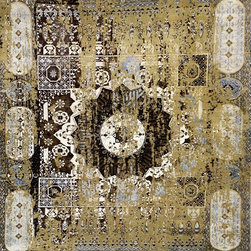 Hand Knotted Green - Area Rugs