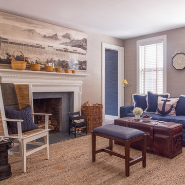 Nantucket Small Cottage Family Room