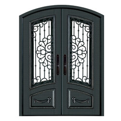Neo-Classical Double Entry Doors - Front Doors