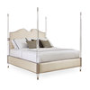 The Post Is Clear Acrylic Four Poster Bed, King