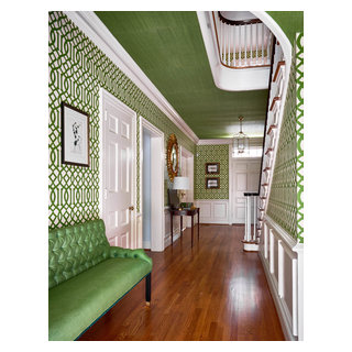 Classic Foyer - Eclectic - Hall - Raleigh - by Leslie May Designs