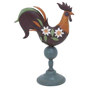 19 Black And White Rooster Farmhouse Decorative Objects And