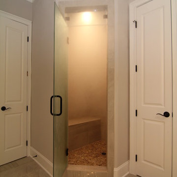 Luxury sauna shower design