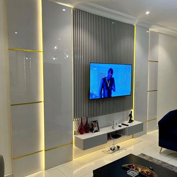 Television wall collage