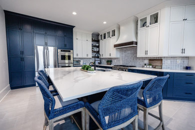 Inspiration for a coastal kitchen remodel in Charlotte