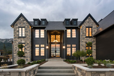 Design ideas for a contemporary home design in Seattle.