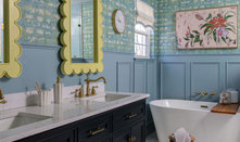 8 New Bathrooms With Stylish Tub Setups
