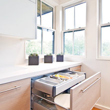 Flat Panel White And Wood Mix