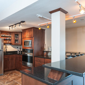 Expanding to stay: Basement kitchen