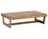 Hannah Outdoor Acacia Wood Coffee Table, Teak Finish