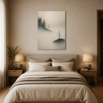 Island Of Quiet – Minimalist Island Wall Art