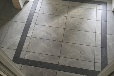 Inspiration for a modern entryway remodel in Toronto